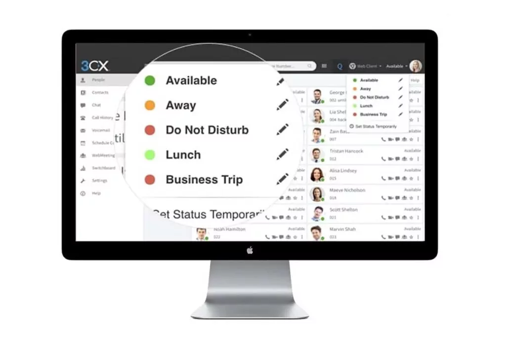 3CX monitoring features