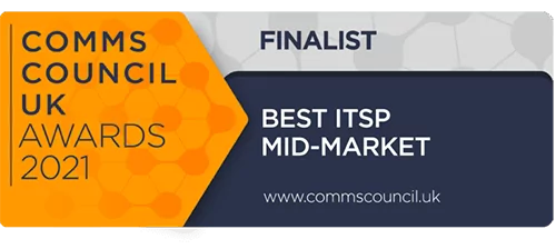 Gradwell is a finalist for the Best ITSP Mid-Market Comms Council UK Awards 2021